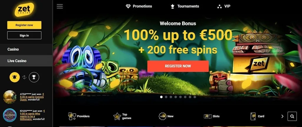 deep dive zet casino game features bonuses