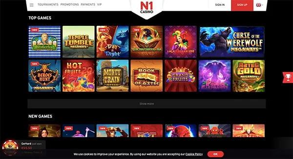ganadores online casino