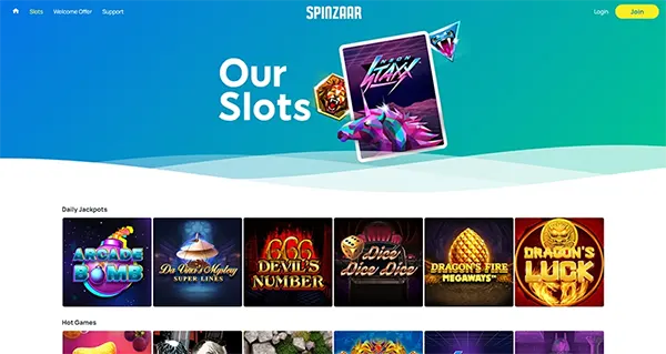 Casino móvil Spinzaar